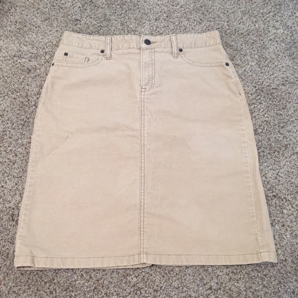 L.L.Bean Corduroy Skirt